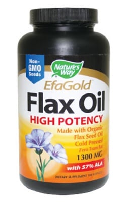 Flax oil with 57% ALК 1300 mg