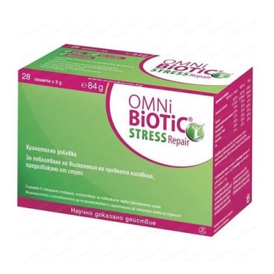 Omni Biotic Stress Repair 28 sachets x 3 g / Омни Биотик Стрес Рипеър 28 сашета x 3 гр.
