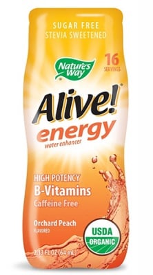 Alive Energy caffeine free pea