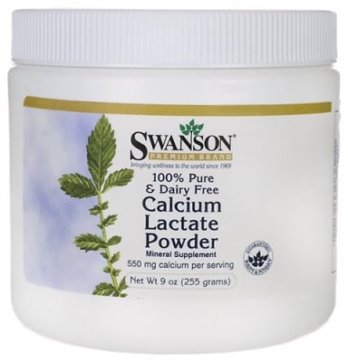 Swanson Calcium lactate powder