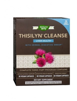 Thisilyn Cleanse with herbal digestive sweep Nature's Way / Тисилин Клийнс билкова програма в 3 фази Nature's Way