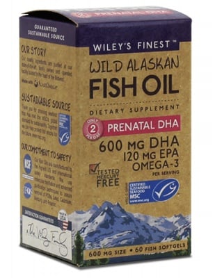 Fish oil prenatal DHA 600 mg 6