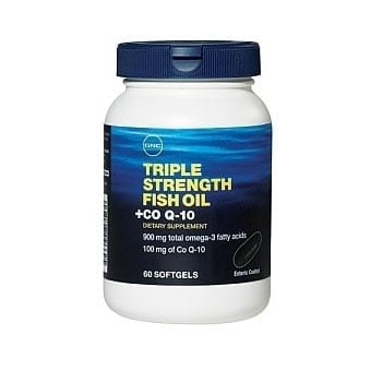 GNC Fish Oil + CO Q10 / Рибен