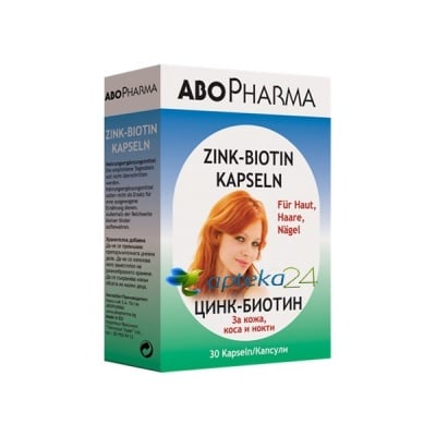 Abopharma Zink + Biotin 30 cap