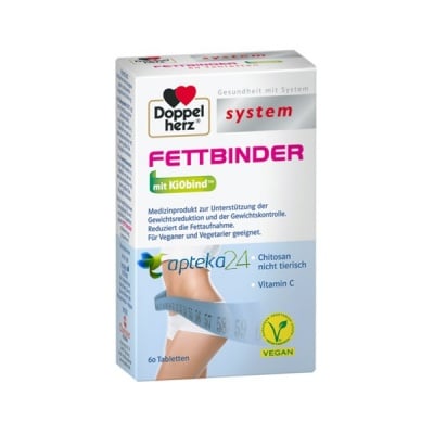 Doppelherz System Fettbinder Chitosan 60 tablets / Допелхерц Систем Фетбиндер Хитозан 60 таблетки