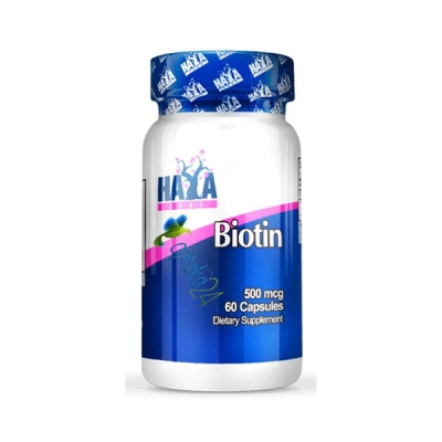 Haya Labs Biotin 500 mcg 60 ca