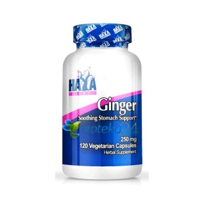Haya Labs Ginger 250 mg 120 ca