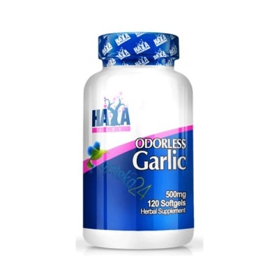 Haya Labs Garlic 500 mg 120 ca