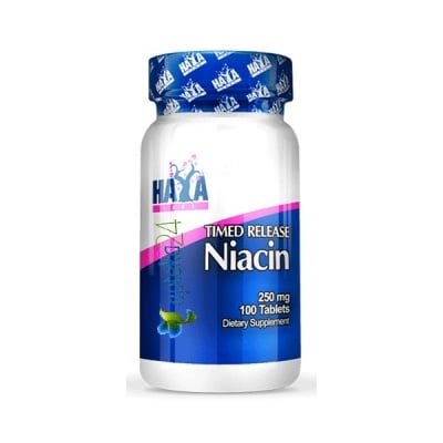 Haya Labs Niacin TR 250 mg 100