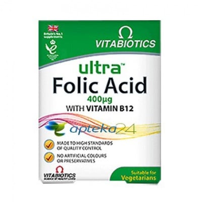 Ultra Folic acid 60 tablets Vi
