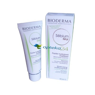 Bioderma Sebium Mat Fluid hydratant 40 ml. / Биодерма Себиум Мат Матиращ Флуид 40 мл.
