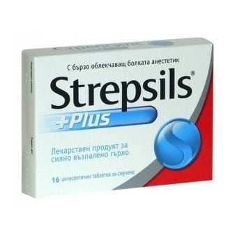 Strepsils plus / Стрепсилс  п