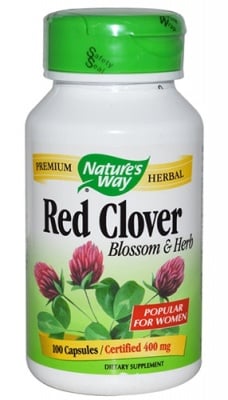 Red clover 400 mg 100 capsules