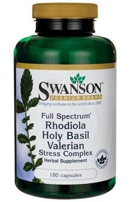 Swanson Rhodiola, holy basil,