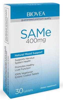 Biovea SAMe 400 mg 30 tablets