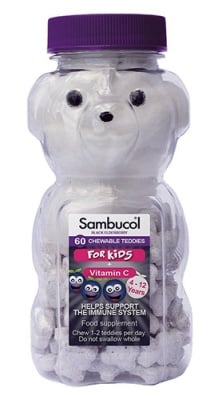 Sambucol teddies for kids 60 c