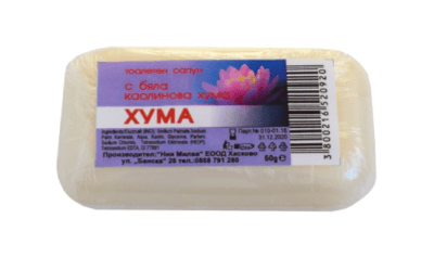 НИЯ-МИЛВА САПУН С БЯЛА КАОЛИНОВА ХУМА 60 г НИЯ МИЛВА