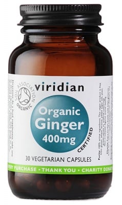 Ginger organic 400 mg 30 capsu