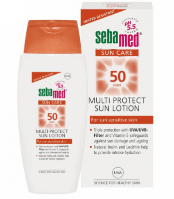 СЕБА МЕД СЛЪНЦЕЗАЩИТЕН ЛОСИОН SPF 50+ 150 мл.