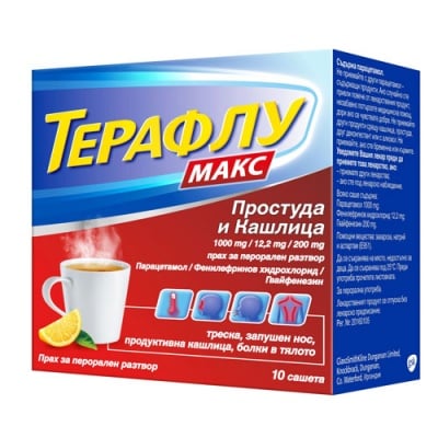 Teraflu MAX 10 sachets / Тераф