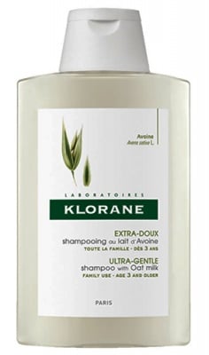 Klorane shampoo with oat milk