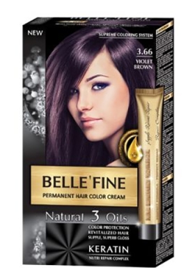 Belle'Fine hair color cream 3.