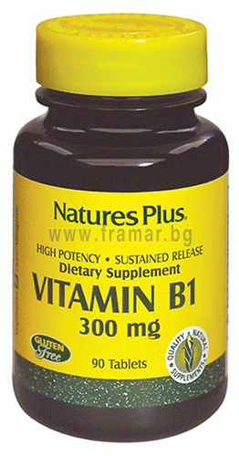 НЕЙЧЪРС ПЛЮС ВИТАМИН Б 1 таблетки 300 мг * 90 | Apteka24.bg