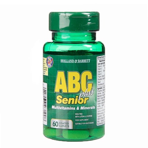 ABC Plus Multivitamins & Minerals Senior 60 caplets Holland & Barrett