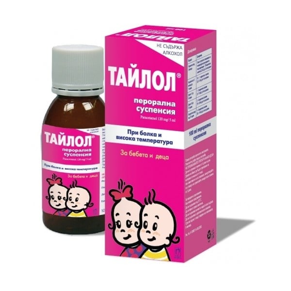 Tylol / Тайлол суспензия - Цена, листовка - Аптека24 | Apteka24.bg