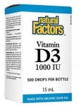 Vitamin D3 1000 IU 15 ml. Natu