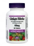 ГИНКО БИЛОБА 24 % табл. 60 мг. * 60 WEBBER NATURALS