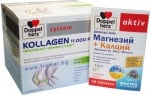 ДОПЕЛХЕРЦ КОМПЛЕКТ СИСТЕМ КОЛАГЕН флакон * 30 +  АКТИВ МАГНЕЗИЙ + КАЛЦИЙ + ВИТАМИН D3 + МЕД + МАНГАН таблетки * 10
