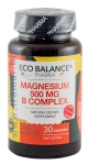 ЕКО БАЛАНС МАГНЕЗИЙ 500 мг + B КОМПЛЕКС капсули * 30