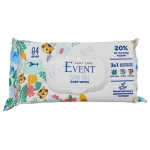 МОКРИ КЪРПИ ЕВЕНТ БЕБЕ ЕКСТРА СОФТ 3 В 1 * 84
