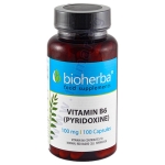 БИОХЕРБА ВИТАМИН B6 (ПИРИДОКСИН) капсули 100 мг * 100