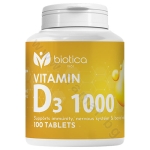 ВИТАМИН D3 таблетки 1000IU * 100 БИОТИКА