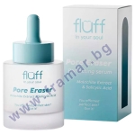 СЕРУМ ЗА ИЗГЛАЖДАНЕ НА ПОРИТЕ СЪС САЛИЦИЛОВА КИСЕЛИНА И ЕКСТРАКТ ОТ МАЛАХИТ 30 мл FLUFF