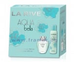 ЛА РИВ ДАМСКИ КОМПЛЕКТ AQUA BELLA - ПАРФЮМНА ВОДА 100 мл + ДЕЗОДОРАНТ 150 мл.
