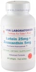 ЛУТЕИН + ЗЕАКСАНТИН капсули * 60 USA LABORATORIES