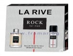 ЛА РИВ МЪЖКИ КОМПЛЕКТ ROCK  - ТОАЛЕТНА ВОДА 100 мл. + ДЕЗОДОРАНТ 150 мл.