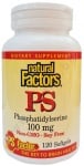 ПИЕС-ФОСФАТИДИЛСЕРИН капсули 100 мг * 120 NATURAL FACTORS