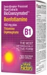 БЕНФОТИАМИН B1 150 мг + ВИТАМИН B1 10 мг капсули * 30 НАТУРАЛ ФАКТОРС