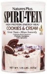 НЕЙЧЪРС ПЛЮС SPIRU - TEIN ПРОТЕИНОВ ШЕЙК С ВКУС НА КРЕМ С БИСКВИТКИ 525 г