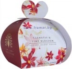 САПУН ИНГЛИШ СОУП КАМПЪНИ КЛЕМАТИС И ЛАЙМ ЦВЯТ 3 * 20 гр.