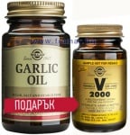 СОЛГАР КОМПЛЕКТ ЧЕСНОВО МАСЛО меки капсули * 100 + ФОРМУЛА VM 2000 таблетки * 14
