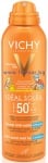 ВИШИ СОЛЕЙ СЛЪНЦЕЗАЩИТЕН СПРЕЙ ЗА ДЕЦА SPF 50 + АНТИ - ПЯСЪК 200 мл.
