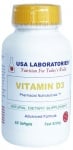 ВИТАМИН D3 капсули * 60 USA LABORATORIES