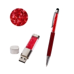 Луксозен комплект "Лекар" химикал със стилус и USB в кутия