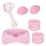 Подаръчен комплект за спа в ПВЦ топка, розов