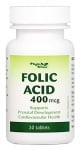 Folic Acid  400 mcg. 30 tablet